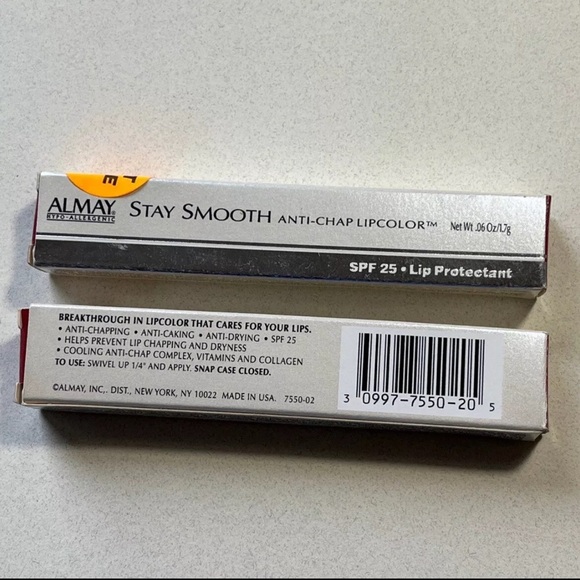 2x ALMAY Stay Smooth Anti-Chap Lipcolor with SPF 25 - Lip Protectant #BLISS - Picture 4 of 7